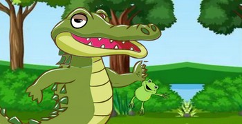 Спасти лягушку от крикодлы