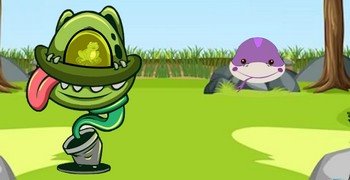 Лягуха внутри волшебного цветка