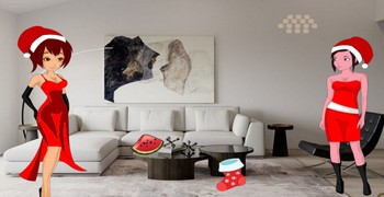 Девушки собираются на вечеринку