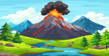 Спаси динозавра у вулкана